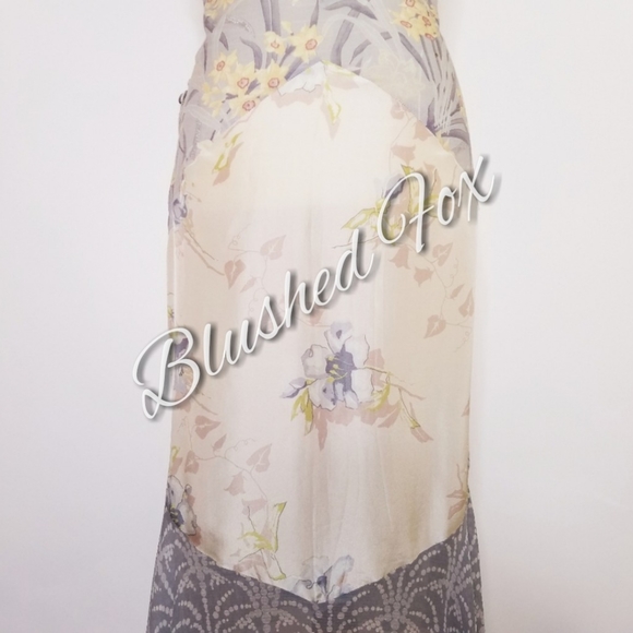 Vintage Chloe Silk Dress Stella McCartney Chloe Floral Boho Dress - Picture 7 of 9